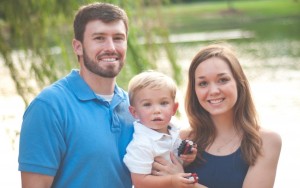 Brian and Jana Givens have one son, two-year-old Owen. (CONTRIBUTED)