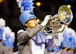 Brenton Nash of Madison, shown here, is marching with The Blue Knights in Drum Corps International's Summer Tour 2015. DCI's North Alabama tour will perform at Alabama A&M University on July 23. (CONTRIBUTED) 