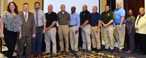 Scott Worsham with the Emergency Management Agency (EMA) of Madison County, fourth from right, was elected to the 2015-2016 Board of Directors for the Alabama Association of Emergency Managers. (CONTRIBUTED) 