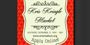 Arts-and-crafts vendors and other merchandisers can apply for the Kris Kringle Market on Nov. 21 from 9 a.m. to 4 p.m. at Insanity Complex. (CONTRIBUTED) 