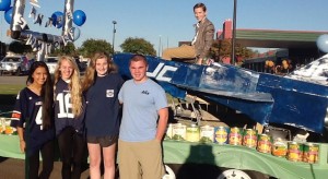 Juniors at James Clemens High School built their "Can the Senators" float in 2014. The juniors collected canned food for Manna House in Huntsville. (CONTRIBUTED) 