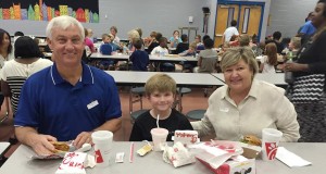 In conjunction with the annual Grandparents Luncheon, Heritage Elementary School launched the Grandparents Club to involve this generation in their grandchildren's school days. (CONTRIBUTED) 