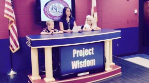 Riverton Elementary School has been named a 2015 Blue Ribbon Lighthouse School. A segment for "RES TV" is shown in the photograph. (CONTRIBUTED) 