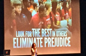 At Bob Jones High School, Leah Benjamine discussed tenets of the Colorado-based Rachel's Challenge. (CONTRIBUTED)
