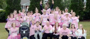 Twitch Fitness was one of the teams from Madison that has participated in the Liz Hurley Ribbon Run. (CONTRIBUTED)