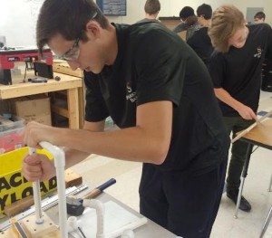 Sparkman High School students are collaborating with industry experts to prepare for the 2015 BEST (Boosting Engineering and Science Technology) Robotics Competition. (CONTRIBUTED) 