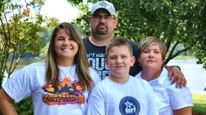 The Beacraft family enjoys a sunny day. Family members are Cheyenne, from left, Alan, Tyler and Tina Beacraft. CONTRIBUTED