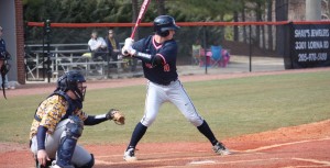 Zach Duvall takes aim for a base hit. CONTRIBUTED