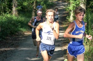 James Clemens’ Korey Shively (375), here running in the Fairview Invitational during cross country season last fall, placed sixth in the 800-meter run at the Martin Luther King Indoor Classic to help the Jets finish seventh among Class 7A schools. CONTRIBUTED