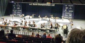 Bob Jones High School will host the 2016 MadTown ThrowDown for color guard and indoor drumlines on Feb. 20. In this photo, Bob Jones Drumline performs at Winter Guard International Championships in Dayton, Ohio. CONTRIBUTED