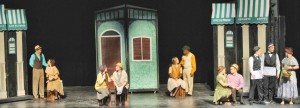 Atmosphere and authenticity led to the "Best Set" award for Bob Jones High School's production of "The Axeman's Requiem" at Southeastern Theatre Conference. CONTRIBUTED
