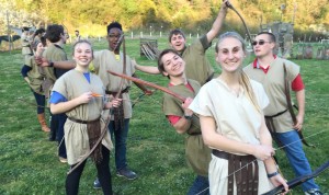 During their tour of Italy, Bob Jones High School students trained in gladiator school outside Rome. CONTRIBUTED