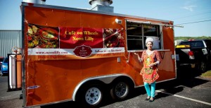 Neon Lilly Cafe on Wheels will be one vendor in the inaugural Food Truck Round-Up in downtown Madison on April 1. RECORD PHOTOS/JEN DETULLEO, JFD DESIGN & PHOTOGRAPHY 