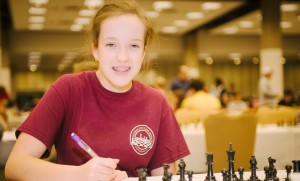 Erin Kueck won a scholarship to Mid-South Summer Chess Camp in Memphis. CONTRIBUTED