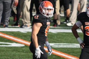 After a stellar gridiron career at Bob Jones High School, Dustin Haraway plays football at Georgetown College in Georgetown, Ky. CONTRIBUTED