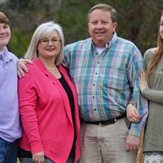 Novella Parsons, second from left, stands with son Charlie, from left, husband Steve and daughter Claire. CONTRIBUTED 