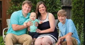 Matthew and Kari Sims are parents of Jacob, 15, and William, 2. Kari Sims is West Madison's Teacher of the Year. CONTRIBUTED