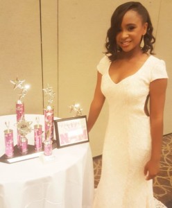 Nevaeh Christina Eggleston represented Madison as a finalist in the National American Miss Pageant. CONTRIBUTED