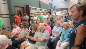 A standing-room-only crowd attended the candidate forum at Madison Public Library on Aug. 14. 