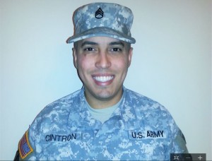 Staff Sergeant Jaime Cintron works as Logistics Manager for Lower Tier Project with the Army Logistics Center. CONTRIBUTED