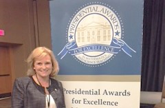 Kim Bowen has received the prestigious Presidential Award for Excellence in Mathematics and Science. CONTRIBUTED