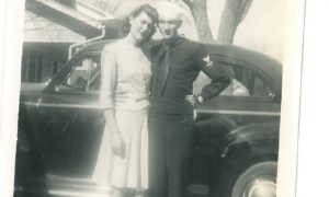 In this photograph, E.J. and Frances Sims were on a date. They married on Dec. 28, 1941. CONTRIBUTED