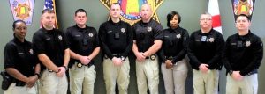 Madison County Sheriff's Office has released a comparison of 2015 and 2016 crime statistics. Individuals in the photograph serve as School Resource Officers in Madison County Schools. CONTRIBUTED