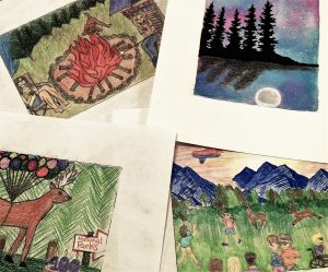 These small pieces of art show some of the award-winning work by Discovery Middle School students. CONTRIBUTED 