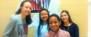 Black History Month award winners from Discovery Middle School include Rachel Roberts, from left, Alivia Nguyen, Josiah Parker and Celeste Gallaspy. CONTRIBUTED